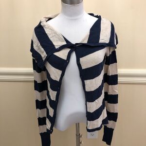 Ruby Moon stripes lightweight cardigan sweater S